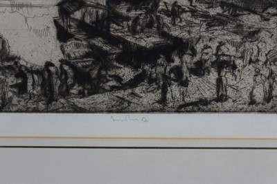 Lot 112 - *Sir Frank Brangwyn (1867-1956) etching, 'Albi', signed and dated '26