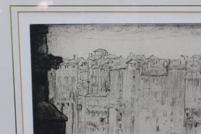 Lot 112 - *Sir Frank Brangwyn (1867-1956) etching, 'Albi', signed and dated '26