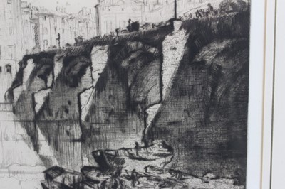 Lot 112 - *Sir Frank Brangwyn (1867-1956) etching, 'Albi', signed and dated '26
