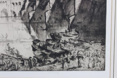 Lot 112 - *Sir Frank Brangwyn (1867-1956) etching, 'Albi', signed and dated '26