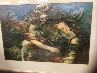 Lot 197 - Three Tom Keating  prints