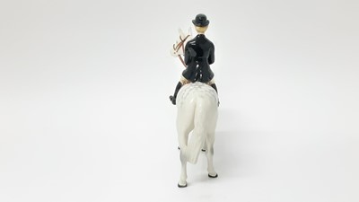 Lot 20 - Beswick Huntswoman, style 2, rider and horse stood still, model no. 1730, designed by Arthur Gredington, 21cm in height