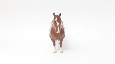 Lot 21 - Beswick Suffolk Punch Champiom Hasse Dainty, model no. 1359, designed by Graham Orwell, 20.3cm high