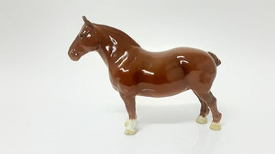 Lot 21 - Beswick Suffolk Punch Champiom Hasse Dainty, model no. 1359, designed by Graham Orwell, 20.3cm high