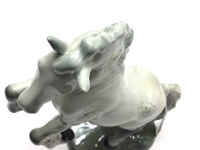 Lot 23 - Beswick Welsh Cob (rearing) first version, model no. 1014, designed by Arthur Gredington, 26cm high
