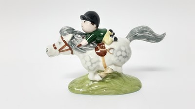 Lot 26 - Three Beswick Norman Thelwell models - Pony Express, Kick-Start and Learner