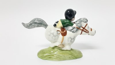 Lot 26 - Three Beswick Norman Thelwell models - Pony Express, Kick-Start and Learner