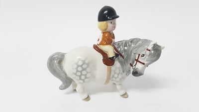Lot 26 - Three Beswick Norman Thelwell models - Pony Express, Kick-Start and Learner