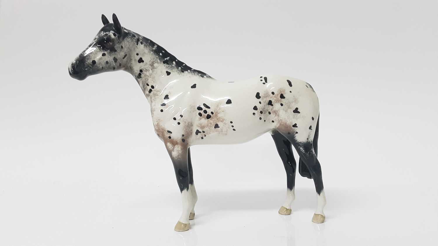 Lot 34 - Beswick Appaloosa Stallion, model no. 1772, designed by Arthur Gredington, 20cm high