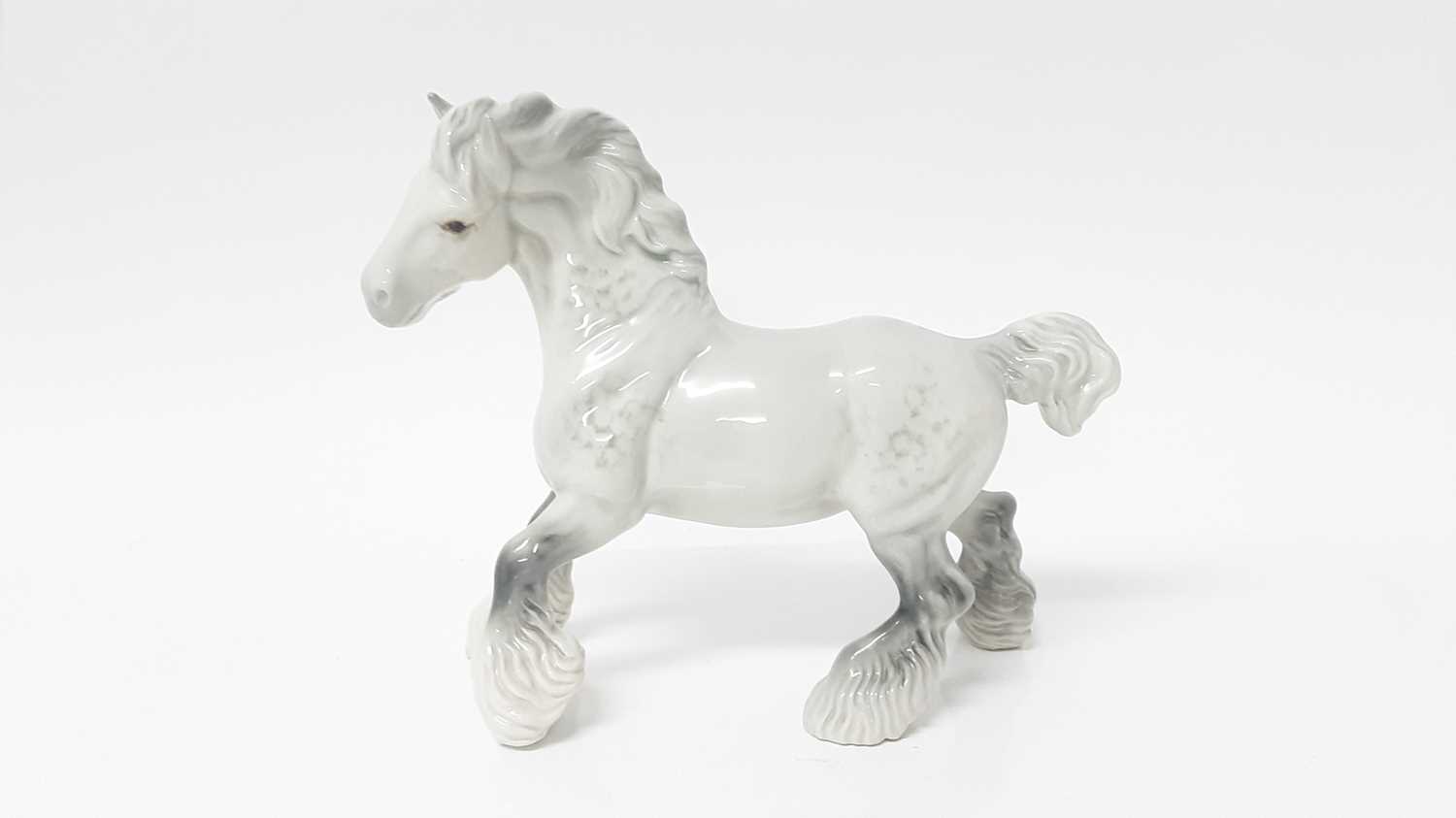 Lot 50 - Beswick Cantering Shire, model no. 975, designed by Arthur Gredington, 21cm high