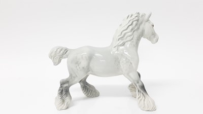 Lot 50 - Beswick Cantering Shire, model no. 975, designed by Arthur Gredington, 21cm high