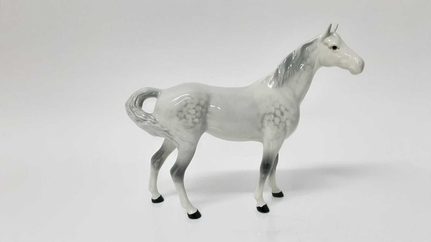 Lot 52 - Beswick Swish Tail Horse, second version, model no. 1182, designed by Arthur Gredington, 21.5cm high