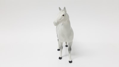 Lot 52 - Beswick Swish Tail Horse, second version, model no. 1182, designed by Arthur Gredington, 21.5cm high
