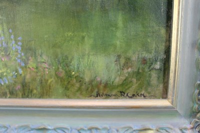 Lot 46 - Norman Coker (Contemporary) oil on board, River scene, signed