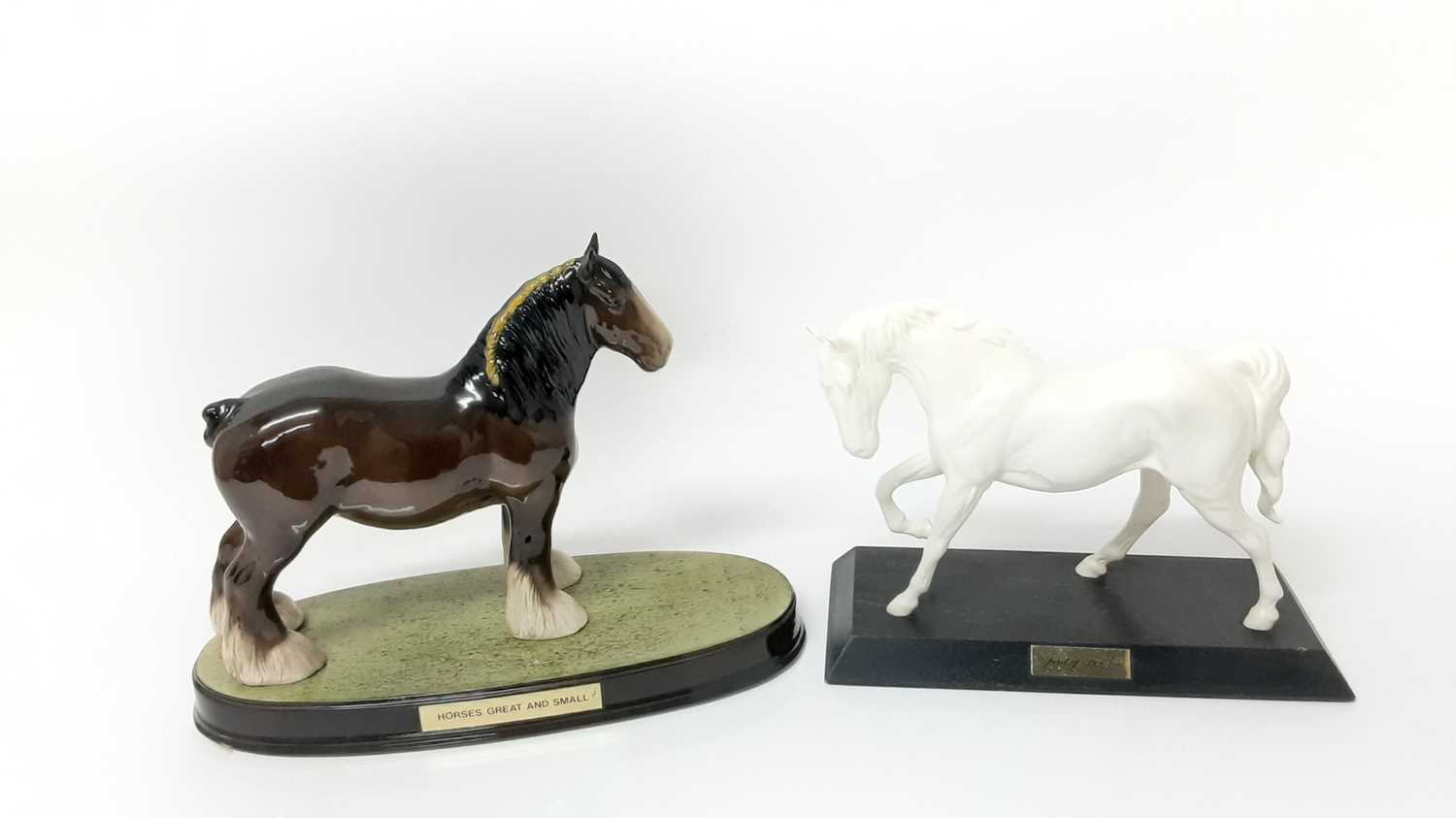 Lot 86 - Four Beswick Horses including Spirit of Freedom