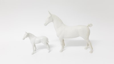 Lot 86 - Four Beswick Horses including Spirit of Freedom