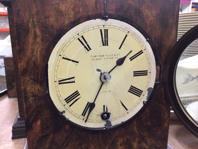Lot 366 - Victorian Camerer Kuss & Co mantle clock in walnut case