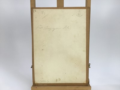 Lot 125 - Attributed to Frank Brangwyn watercolour - Continental harbour