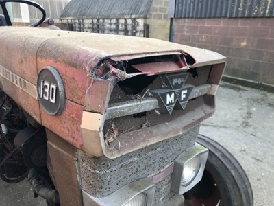 Lot 2065 - Vintage Massey Ferguson 130 2WD tractor, circa 1966 - 1972