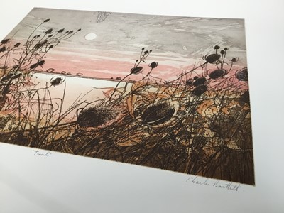 Lot 1195 - *Charles Bartlett (1921-2014) etching - 'Teasels', signed and numbered 34/60, 43cm x 33cm