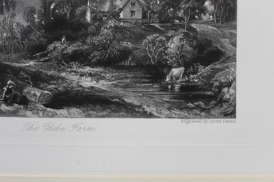 Lot 25 - John Constable (1776-1837) two mezzotints - The Glebe Farm and A Summerland, 21cm x 30cm, mounted