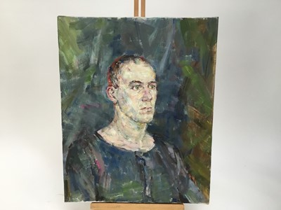 Lot 5 - Elisabeth Fraser (b.1930) collection of ten oils on canvas - portraits, unframed