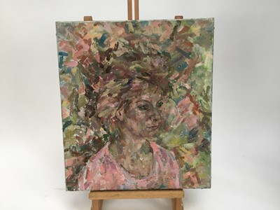 Lot 5 - Elisabeth Fraser (b.1930) collection of ten oils on canvas - portraits, unframed
