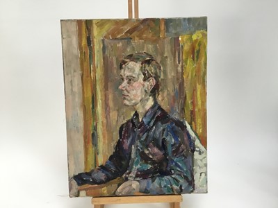 Lot 5 - Elisabeth Fraser (b.1930) collection of ten oils on canvas - portraits, unframed