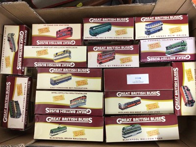 Lot 1866 - Diecast boxed selection of Atlas Edition Great British Buses