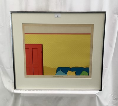 Lot 43 - Jeffrey Edwards (b. 1945) screenprint - ‘Terrible Rising Damp’, signed A/P, dated 1969, 42cm x 33cm