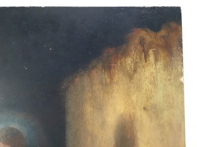 Lot 87 - English School circa 1890 oil on panel - depiction of Christ, 53.5cm x 71.5cm
