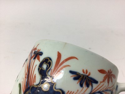 Lot 232 - Lowestoft Imari palette coffee cup, painted in Chinese style, circa 1785
