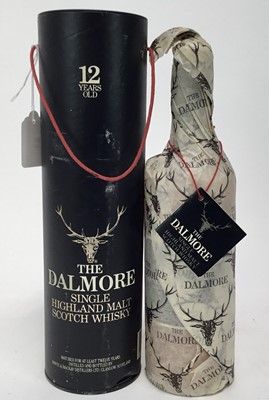 Lot 84 - Whisky - one bottle, The Dalmore 12 Years Old Single Highland Malt Scotch Whisky, 40%, 75cl, in original card tube