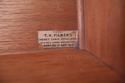 Lot 62 - Victorian mahogany linen press