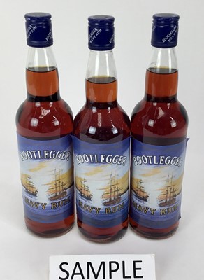 Lot 63 - Rum - four bottles, Bootlegger Navy Rum, 37.5%, 70cl
