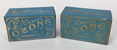 Lot 106 - Two vintage boxes of La Grande Ozone cigarettes