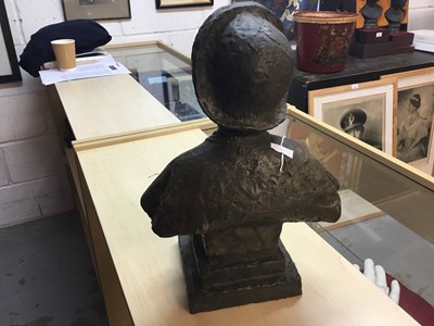 Lot 83 - *Oscar Nemon (1906-1985) bronze resin bust of H.M.Queen Elizabeth The Queen Mother