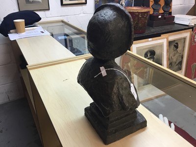 Lot 83 - *Oscar Nemon (1906-1985) bronze resin bust of H.M.Queen Elizabeth The Queen Mother
