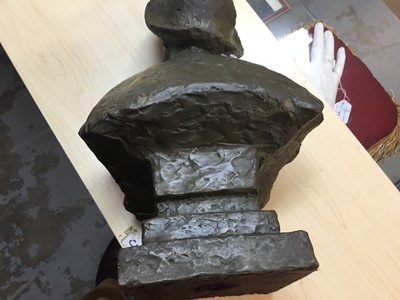 Lot 83 - *Oscar Nemon (1906-1985) bronze resin bust of H.M.Queen Elizabeth The Queen Mother