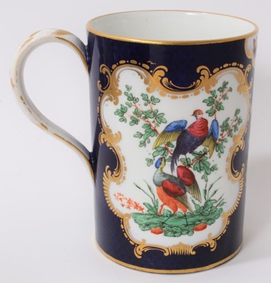 Lot 23 - Worcester-style tankard