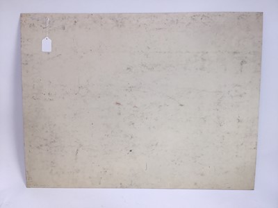 Lot 28 - *Dione Page (1936-2021) pastel with gouache on paper laid on card - 'Wind, gravel and reeds', signed and titled, 78cm x 60cm, unframed