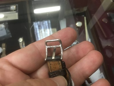 Lot 584 - Antique ladies silver Rolex wristwatch