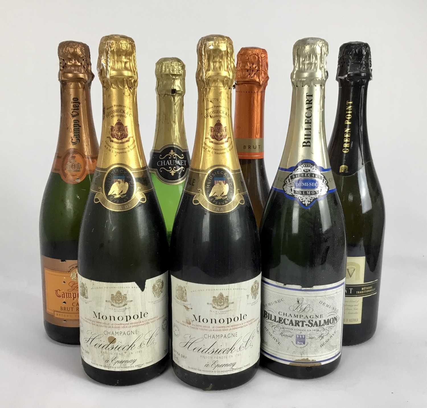 Lot 12 - Champagne - seven bottles, to include Heidsieck