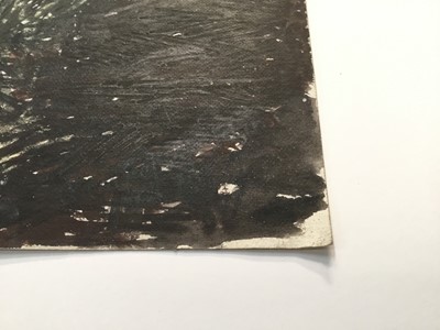 Lot 7 - *Dione Page (1936-2021) two works, gouache and pastel on paper - ‘Old Byland Chapel’ and another similar, signed and titled, unframed