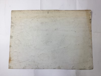 Lot 18 - *Dione Page (1936-2021) two works, gouache and pastel on paper - ‘Broken Breakwater’ and pastel sketch of the vessel ‘Rose’, signed titled and dated, both unframed