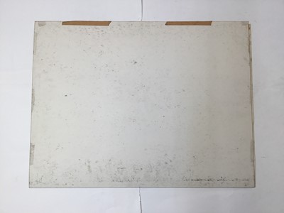 Lot 24 - *Dione Page (1936-2021) gouache and pastel on paper laid on card - ‘Afon Lliw falls’, signed and titled, unframed