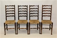 Lot 1127 - Set of nine late 19th / early 20th century...