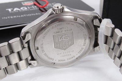 Lot 79 - Two Tag Heuer stainless steel wristwatches