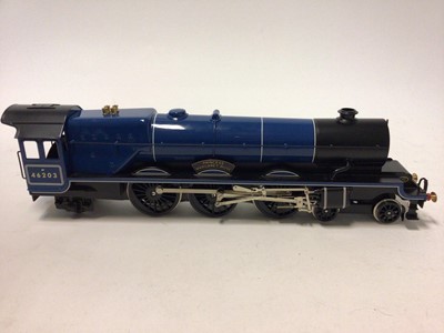Lot 9 - Bassett Lowke O gauge Special Limited Release (Identification Brass Plaque No.65) BR blue 4-6-2 Princess Class Pacific 'Princess Margaret Rose' locomotive and tender 46203, in original box