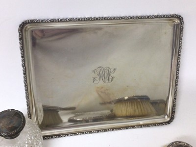 Lot 130 - Early 20th century silver dressing table items